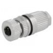 Zástrčka M12 PIN:5 zásuvka kód L na kabel IDC IP67 přímý 63V