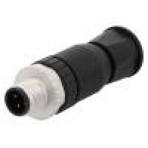 Zástrčka M12 PIN:4 vidlice kód A-DeviceNet / CANopen IP67