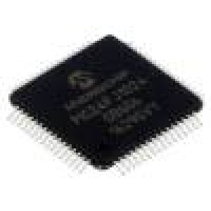 24FJ1024GB606-I/PT Mikrokontrolér PIC SRAM:32768B 32MHz SMD TQFP64