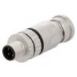 Zástrčka M12 PIN:4 vidlice kód A-DeviceNet / CANopen IP67