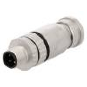 Zástrčka M12 PIN:4 vidlice kód A-DeviceNet / CANopen IP67