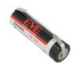 Baterie: lithiové 3,6V AA pájecí očka Ø14,5x50,5mm 2400mAh