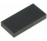 Samolepící nožička černá pryž H:3mm W:18mm L:9mm