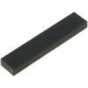 Samolepící nožička černá pryž H:2mm W:20mm L:4mm