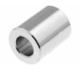 Distanční sloupek 12mm válcový mosaz nikl Vněj.prům:5mm