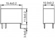V23101-D0006-A201 Relé elektromagnetické SPDT Ucívky:12VDC Ikontaktů max:1,25A