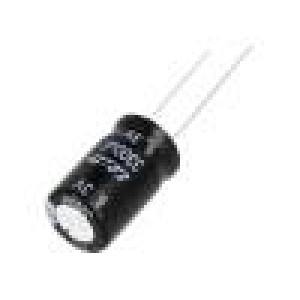 Kondenzátor elektrolytický THT 3300uF 6,3VDC Ø12,5x20mm ±20%