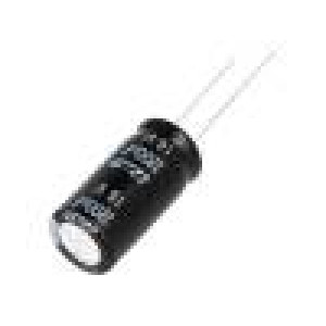 Kondenzátor elektrolytický THT 2200uF 16VDC Ø12,5x25mm ±20%