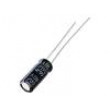 Kondenzátor elektrolytický THT 0,47uF 50VDC Ø5x11mm ±20%