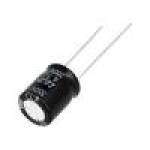 Kondenzátor elektrolytický THT 4,7uF 350VDC Ø10x12,5mm ±20%