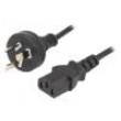 Kabel 3x0,75mm2 AS/NZS 3112 (I) zástrčka,IEC C13 zásuvka PVC