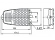 Nožní spínač s aretací 1x přepínací 6A/AC250V