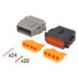 Konektor: automotive DTM na kabel krimpovací Polarizace: A,B