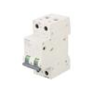 Jistič 400VAC Ijmen: 32A Póly: 2 DIN Průběh: C 6kA IP20 5SL6