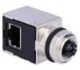 Adaptér RJ45 zásuvka, M12 zásuvka kód.X kód X-ProfiNET