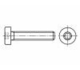 Šroub M2,5x12 0,45 Hlava: válcová Torx® TX08 Norma ISO: 14580