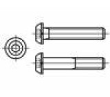 Šroub M2,5x16 0,45 Hlava: kulatá imbus HEX 1,5mm ocel černěné