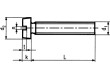 Šroub M2,5x6 0,45 Hlava: válcová plochá DIN: 84A