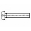 Šroub M2x3 0,4 Hlava: válcová plochá 0,5mm ocel zinek DIN: 84A