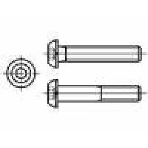 Šroub M2x4 0,4 Hlava: kulatá imbus HEX 1,3mm Norma ISO: 7380-1