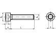 Šroub M2x8 0,4 Hlava: válcová imbus HEX 1,5mm ocel zinek