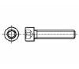 Šroub M3x10 0,5 Hlava: válcová imbus HEX 2,5mm ocel zinek