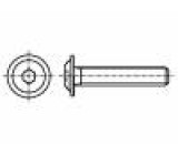Šroub s límcem M3x8 0,5 Hlava: kulatá imbus HEX 2mm ocel