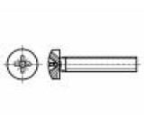 Šroub M4x10 Hlava: válcová Pozidriv PZ2 nerezavějící ocel A2