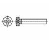Šroub M4x14 0,7 Hlava: válcová Phillips PH2 Norma ISO: 7048