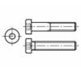 Šroub M5x12 0,8 Hlava: válcová imbus HEX 3mm ocel zinek