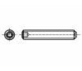 Šroub M5x5 0,8 Hlava: bez hlavy imbus HEX 2,5mm DIN: 916