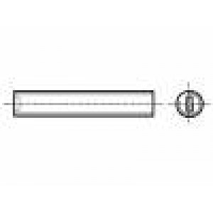 Šroub M5x8 0,8 Hlava: bez hlavy plochá 0,8mm polyamid DIN: 551