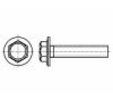 Šroub s límcem M6x16 1 Hlava: šestihranná