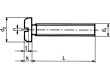 Šroub M8x25 1,25 Hlava: válcová plochá polyamid DIN: 85A