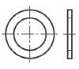 Washer round M12 D=15.5mm fiber DIN:7603A BN:449