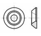 Podložka pro šrouby se zápust.hlavou M5 D=16mm h=2,8mm