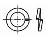 Podložka pérová M6 D=9,9mm h=1,6mm nerezová ocel A2 DIN:7980