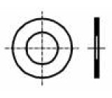 Podložka kulatá M6 D=12mm h=0,3mm ocel DIN:988 BN:1976