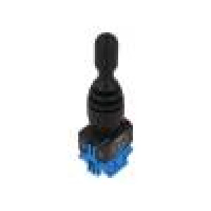 Přepínač: joystick 2 polohy NO x2 3A/220VAC 0,6A/220VDC 22mm