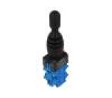 Přepínač: joystick 1-polohové NO x4 3A/220VAC 0,6A/220VDC