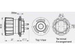 Přepínač: nouzové zastavení 2 polohy NC 1,5A/250VAC 22mm IP65