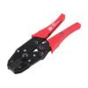 Tool: for crimping non-insulated terminals angeled 90°