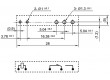 HF41F/006-ZS Relé elektromagnetické SPDT Ucívky:6VDC 6A/250VAC 6A/30VDC