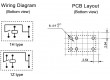 HFD23/005-1ZP Relé elektromagnetické SPDT Ucívky:5VDC 0,5A/125VAC 1A/30VDC