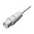 Zástrčka M12 PIN:4 vidlice kód D-Ethernet na kabel přímý