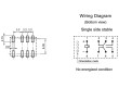 HFD4/4.5-SR Relé elektromagnetické DPDT Ucívky:4,5VDC 0,5A/125VAC 2A