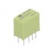 AGN20024 Relé elektromagnetické DPDT Ucívky:24VDC 0,3A/125VAC 2504Ω