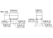 AGQ200A12 Relé elektromagnetické DPDT Ucívky:12VDC 2A/30VAC max125VAC