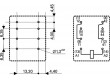 Relé elektromagnetické DPDT Ucívky:24VDC 12A/250VAC Řada: PT