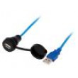Kabel-adaptér USB 2.0,s ochrannou krytkou 0,5m 1310 IP67